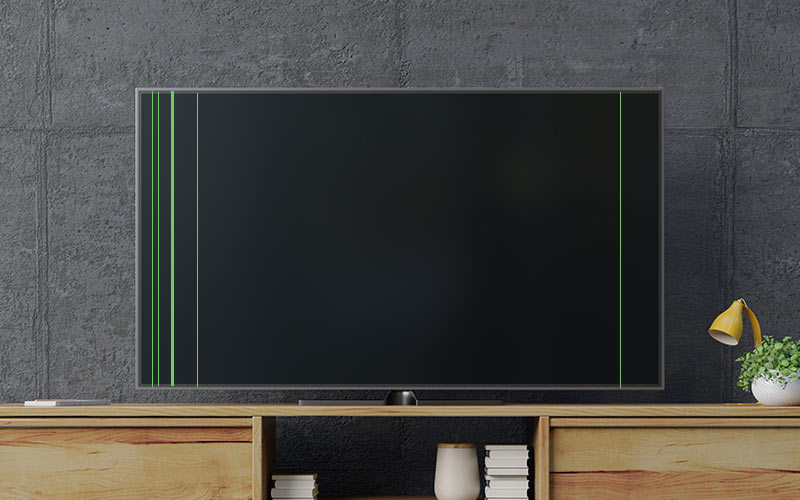 Fix Vertical Green Lines on TV Screen