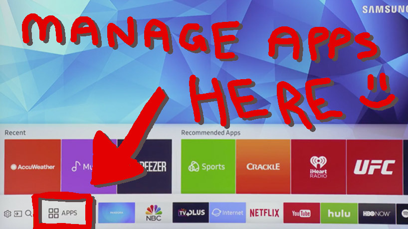 install apps on a samsung smart TV